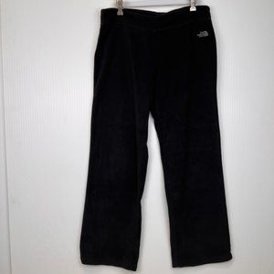 The North Face Pant Women Large Polartec Fleece High Rise 34x31 Pocket Hype Core